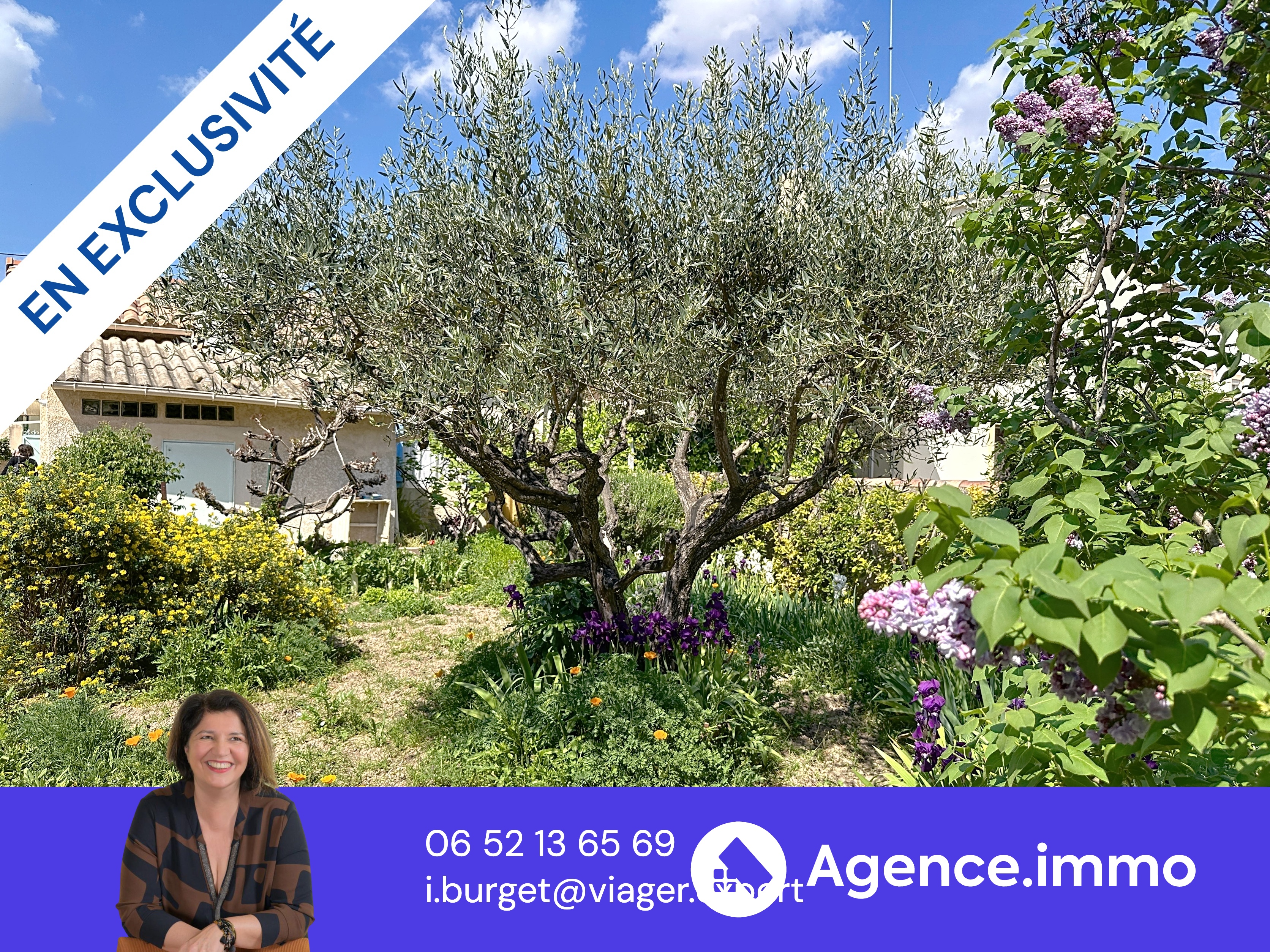 NIMES - VIAGER OCCUPE - MAISON PLAIN PIED — Nîmes 30000