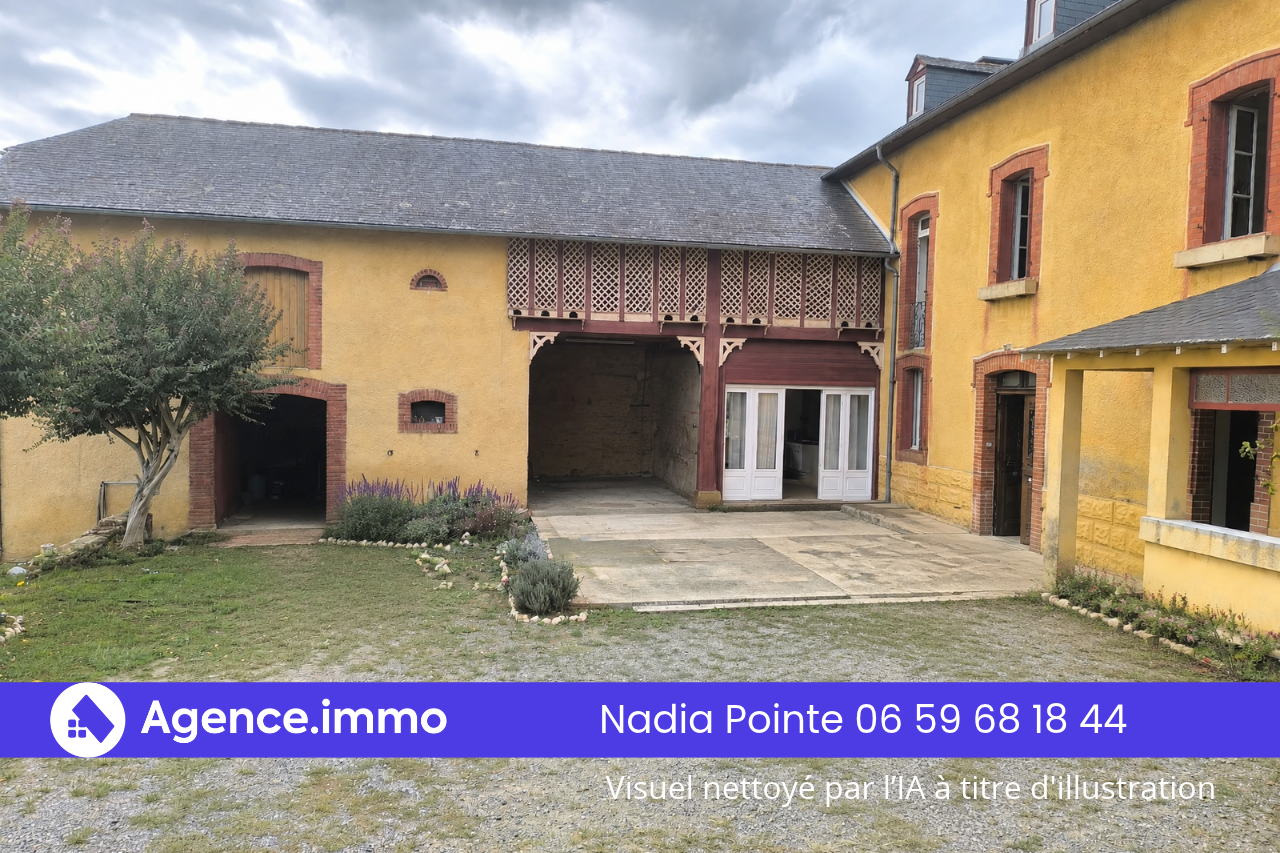 65190 PEYRAUBE - MAISON 195m² - DÉPENDANCES - TERRAIN 1400m²