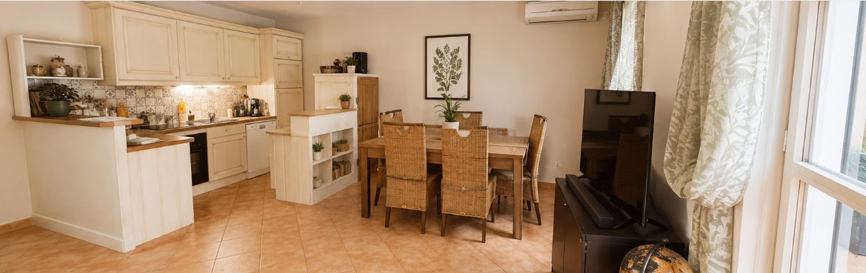 Charmant appartement avec jardin