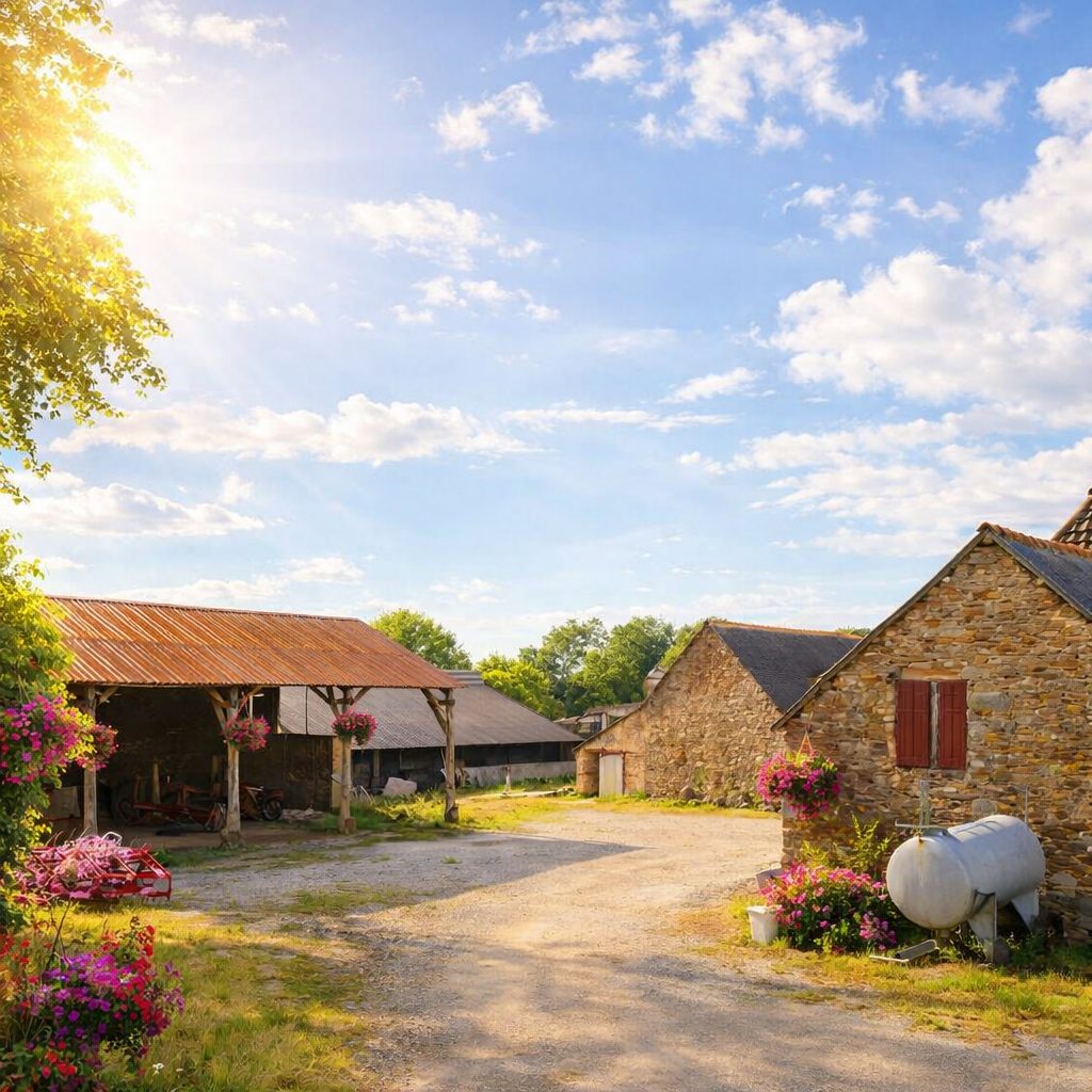 Authentique corps de ferme à rénover sur 3 429 m² de terrain, of